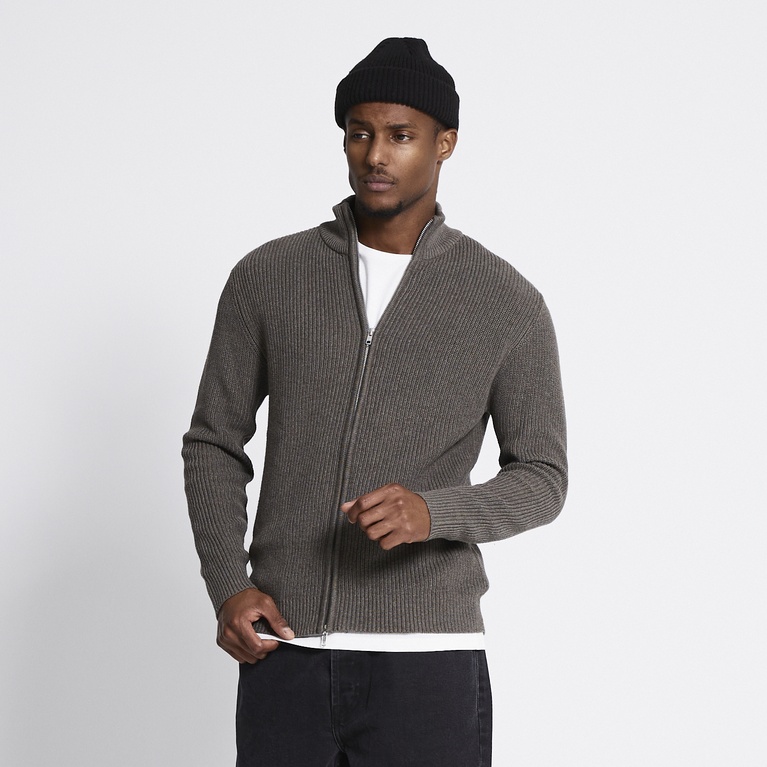 Zip sweater "Frippe"